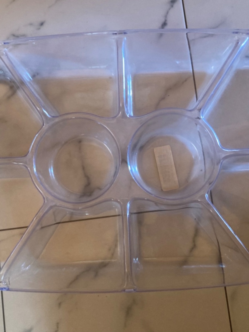 NWOT Longaberger Large Hostess Tray Lot 5 10 Way Inserts Fruit Medley Liner HTF - Picture 8 of 11